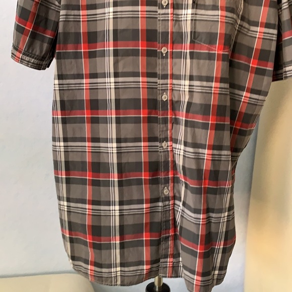 Ecko Unltd Plaid Short Sleeve Button Down Shirt - Picture 3 of 11